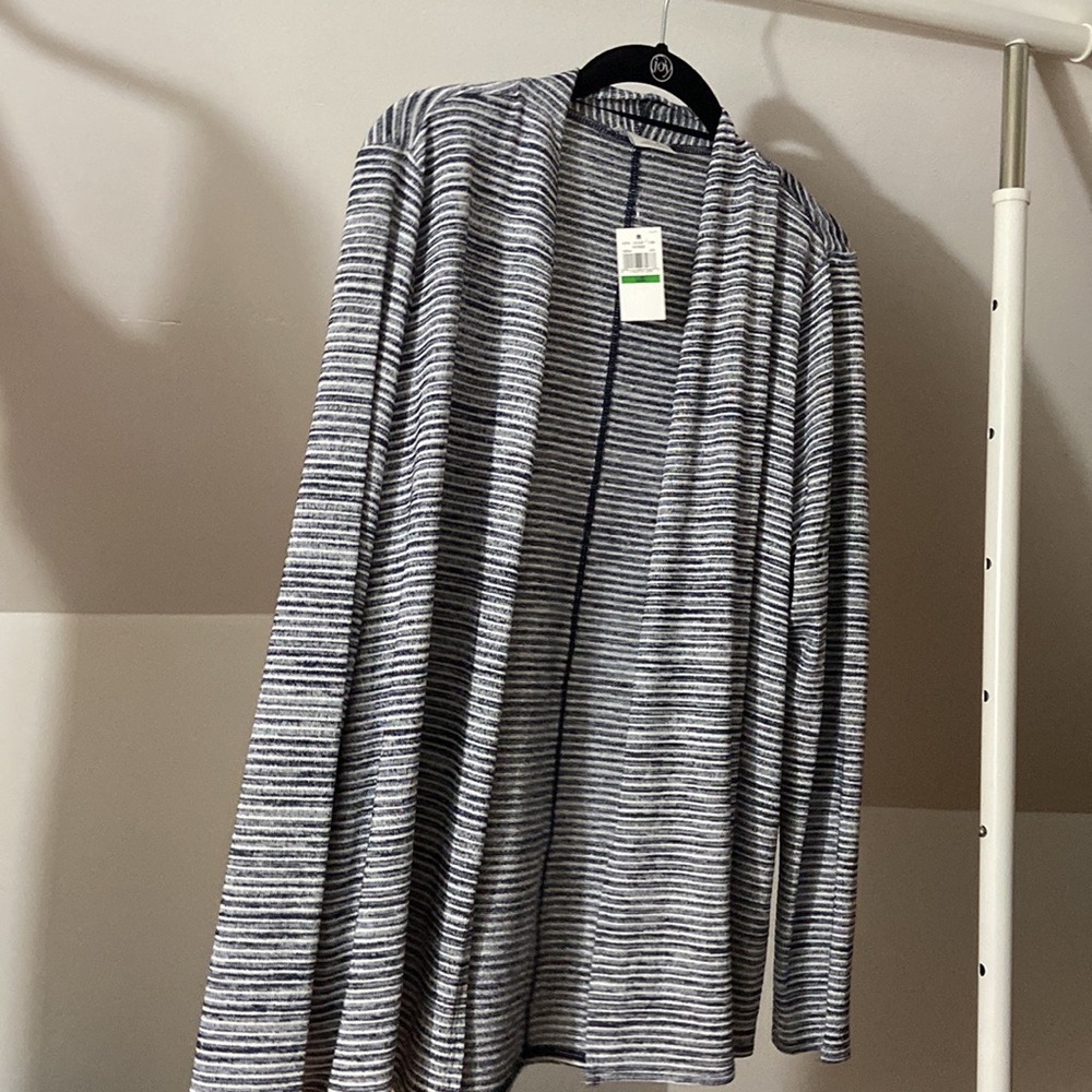 Van Heusen Stretch Extensible Open Cardigan Stripe - image 2